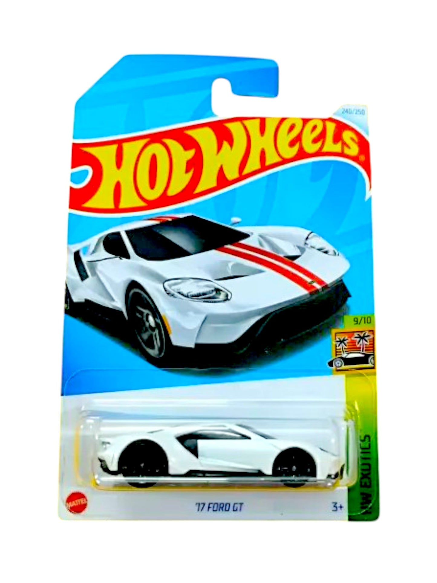 Hot Wheels '17 Ford GT| 1:64 Scale | Die Cast Collector | White