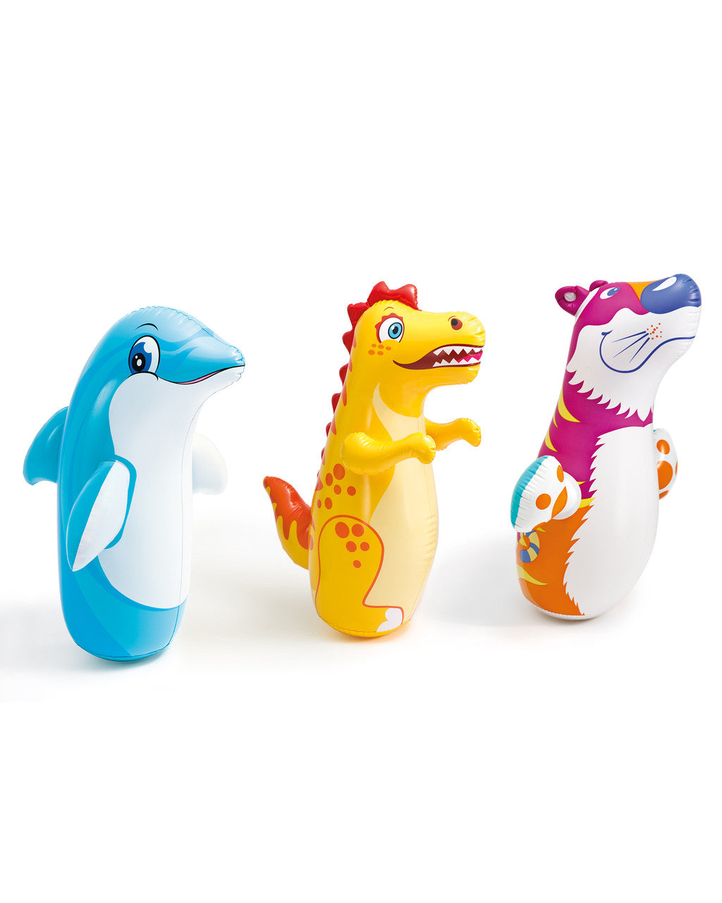 Intex | 3d Bop Bag | Inflatable | Hit Me | Punching Bag | for Kids | Dinosaur | Toy Earth