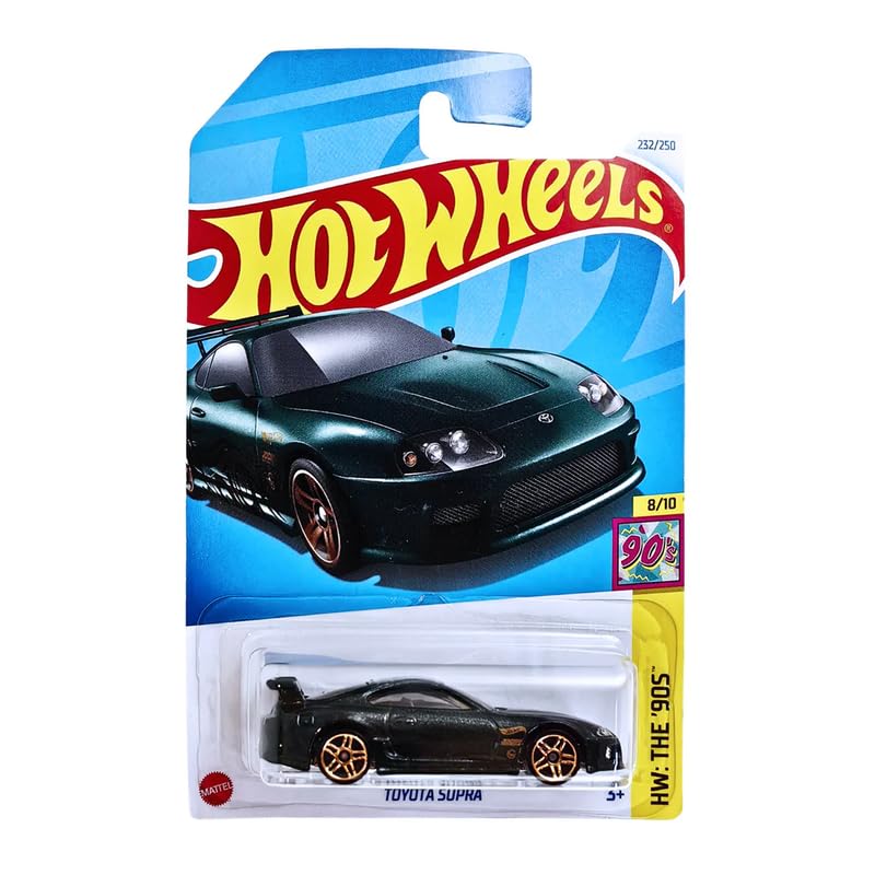 Hot Wheels Toyota Supra 90s | 1:64 Scale | Die Cast Collector | Green