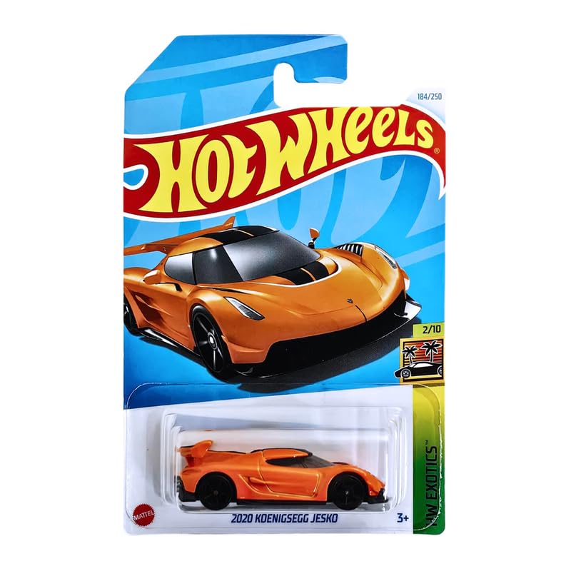 Hot Wheels 2020 Koenigsegg Jesko | 1:64 Scale | Die Cast Collector | Orange