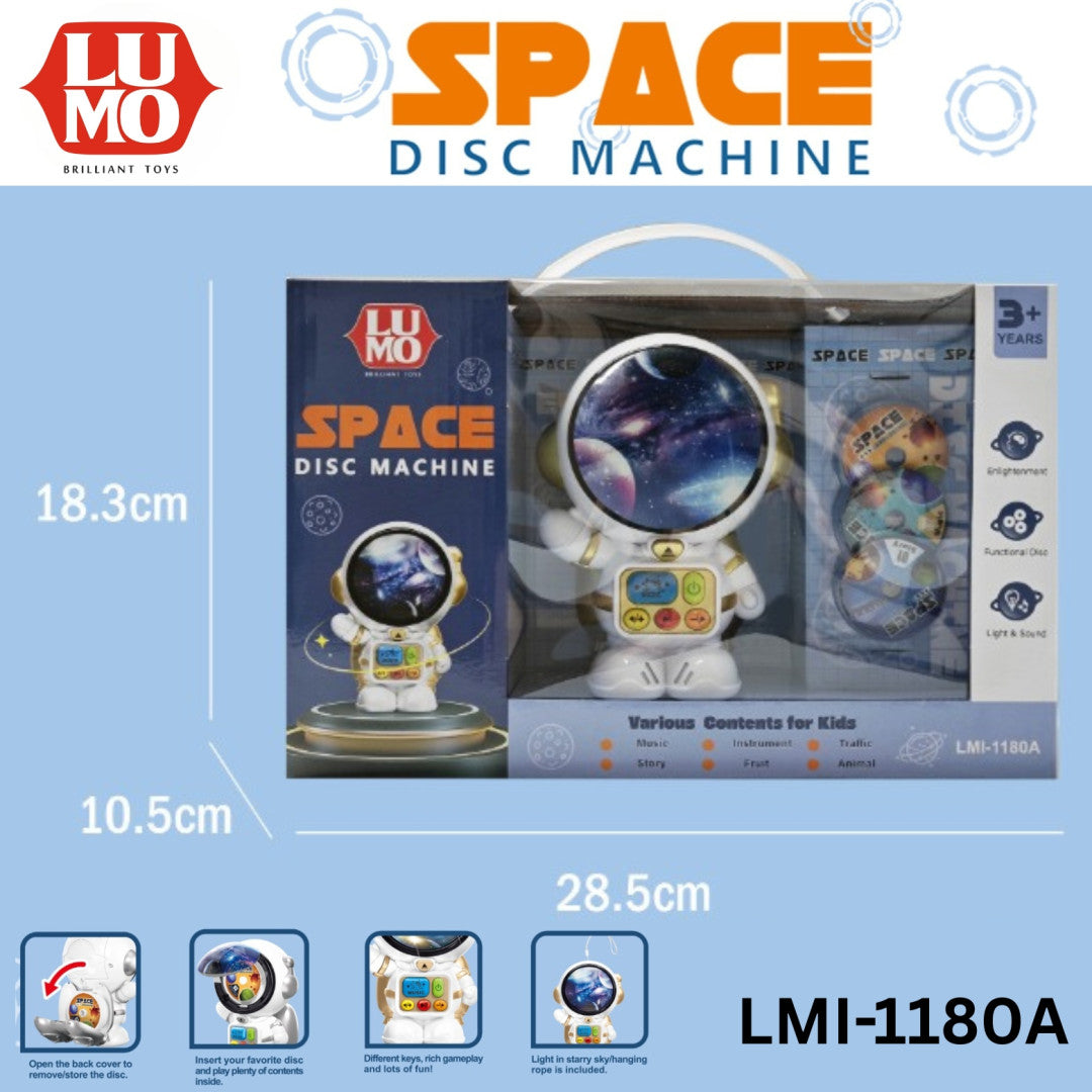 π LUMO Space Disc Machine β Astronaut Learning & Music Toy (Model: LMI-1180A)