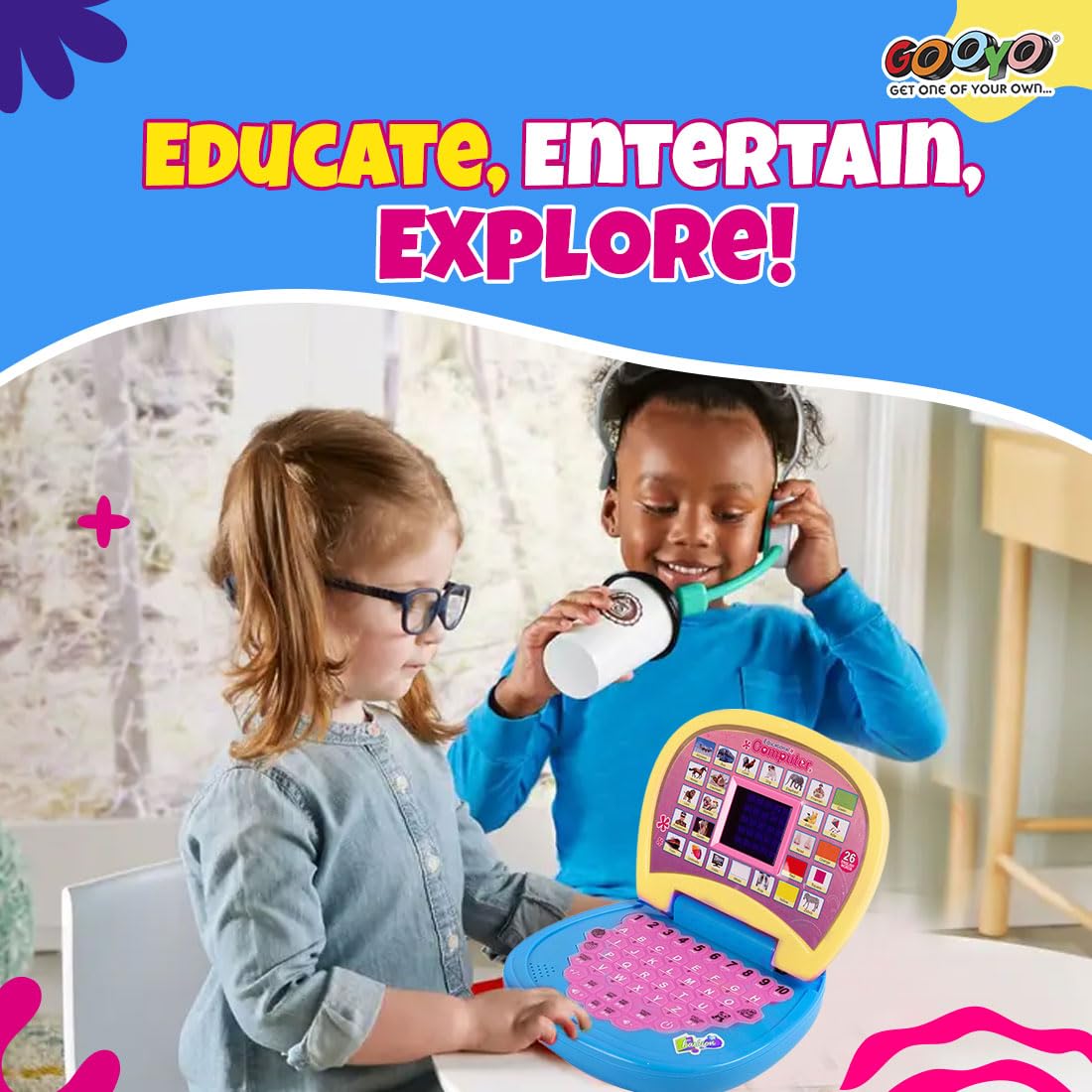 🧠 Kids Educational Computer Laptop – Fun Learning Made Easy!