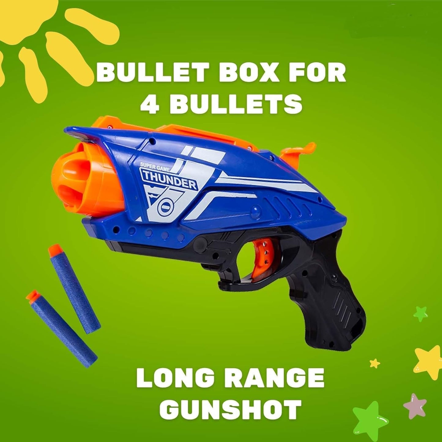 Blaze Storm Thunder – Manual Soft Bullet Gun Toy
