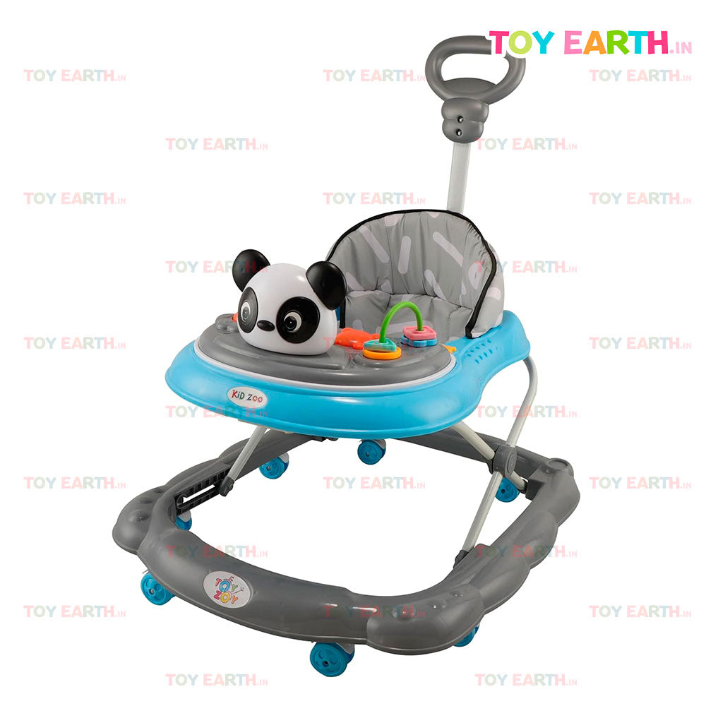 Toy Zoy Kidzoo BabyGo Musical | Panda Walker | Compact Foldable | Activity  Walker with Stand Parental Control| Adjustable Height | for Boys | Girls 