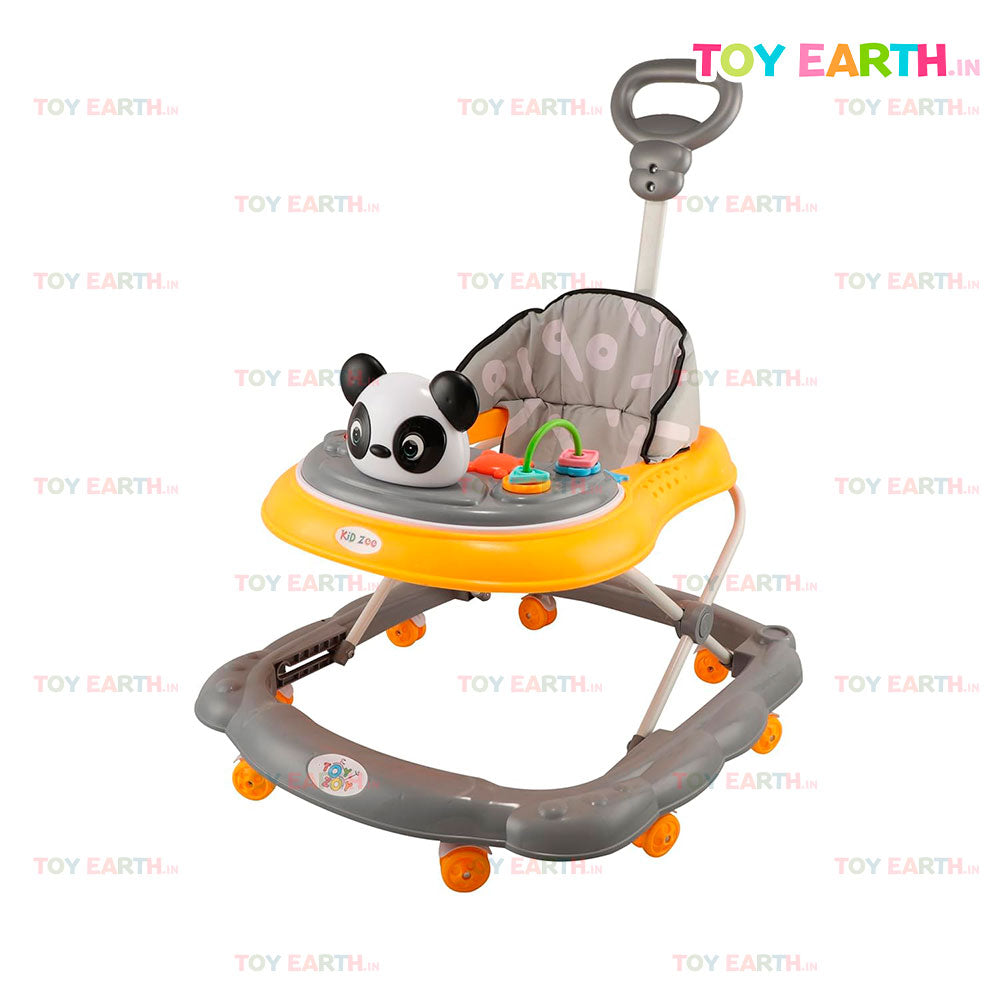 Toy Zoy Kidzoo BabyGo Musical | Panda Walker | Compact Foldable | Activity  Walker with Stand Parental Control| Adjustable Height | for Boys | Girls 