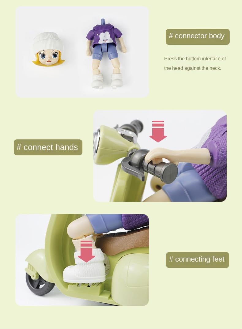 π² Musical Scooter Tide Flow Motor Car β Interactive Dancing Doll Ride