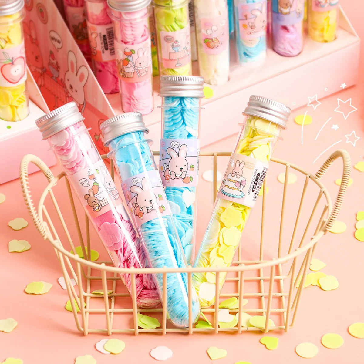 π«§ Paper Soap Fragrance Bottle β Travel-Friendly Cute Mini Tube | Assorted Scents & Colors (Pack of 5)