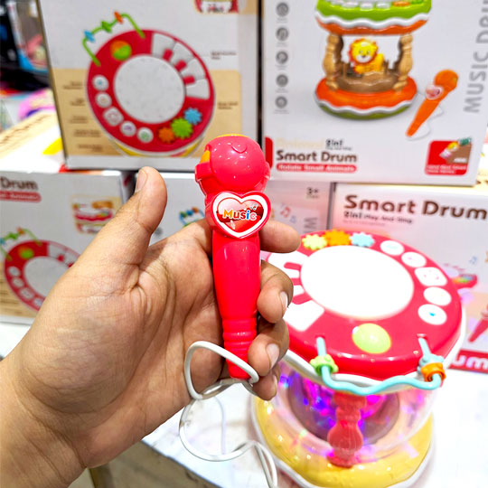 Smart Drum 2-in-1 Play & Sing Activity Toy for Kids β Musical Fun & Learning toy!