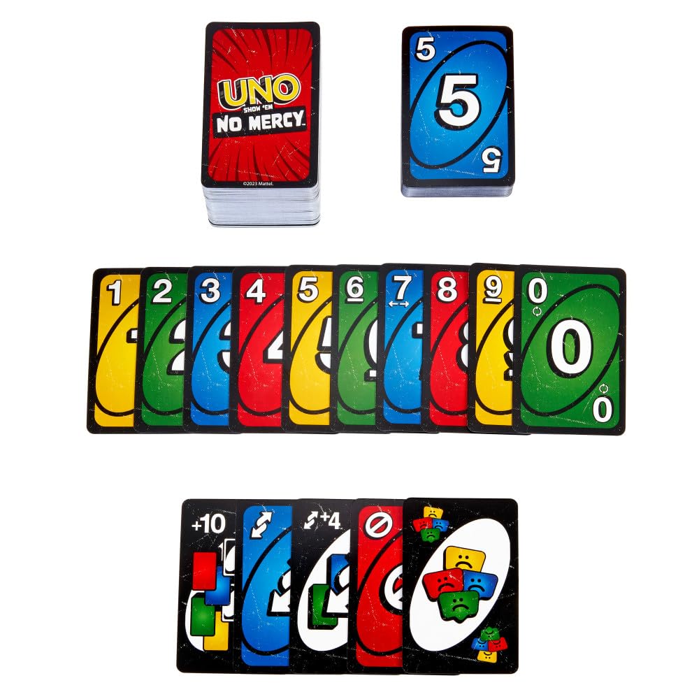 UNO Show 'Em No Mercy Card Game – The Most Brutal UNO Ever Made (Not Original)