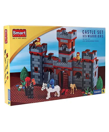 Peacock Smart Blocks Castle Set Blocks 575 Pieces Age 6 Toy
