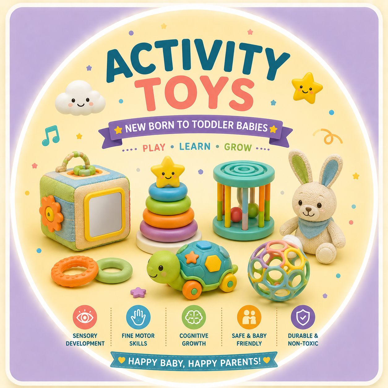 Activity Toys - New Born to Toddler Babies