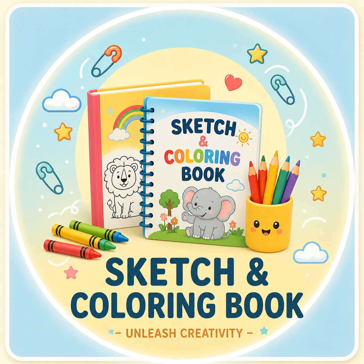 Sketch & Coloring Book