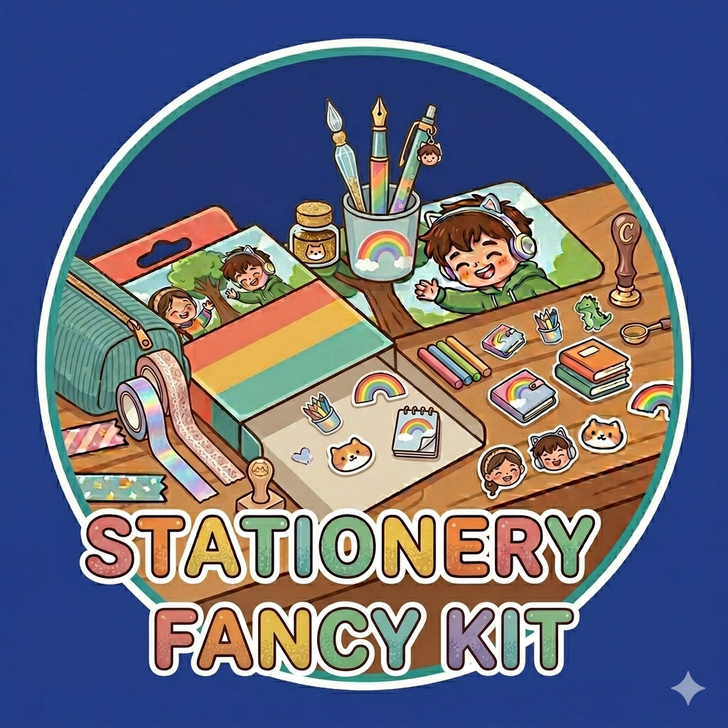 Stationery Fancy Kit - Unique Variety Return Gift & Color Kit