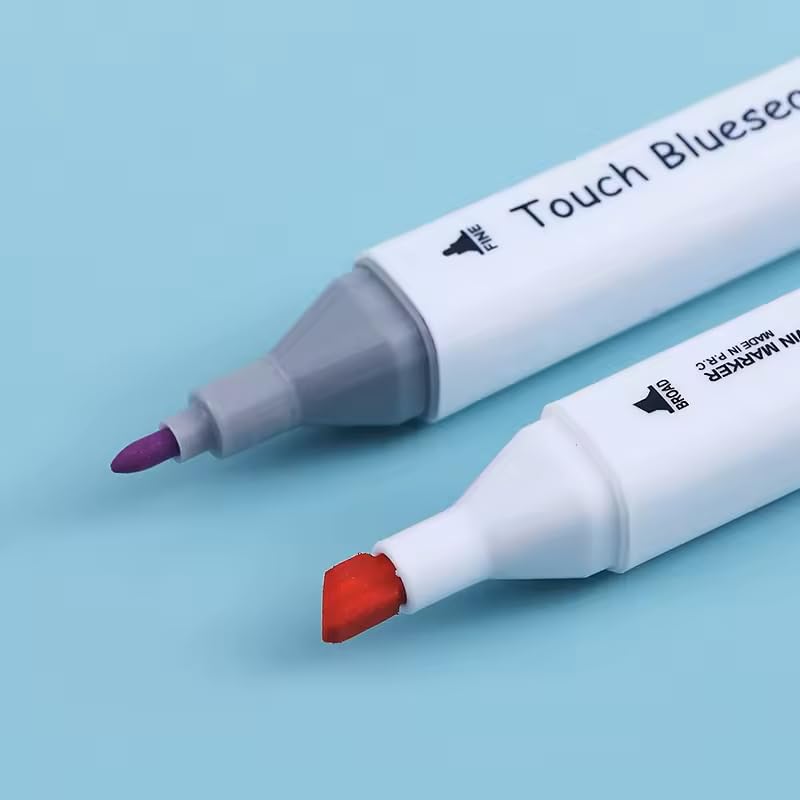 🎨 TouchCool Twin Head Sketch Marker – 18 Color Set | Best Choice