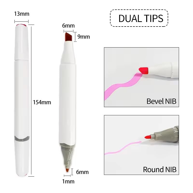 🎨 TouchCool Twin Head Sketch Marker – 18 Color Set | Best Choice