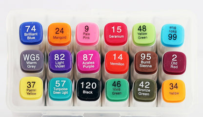 🎨 TouchCool Twin Head Sketch Marker – 18 Color Set | Best Choice