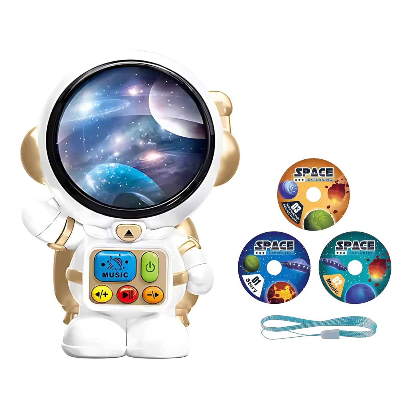 🚀 LUMO Space Disc Machine – Astronaut Learning & Music Toy (Model: LMI-1180A)