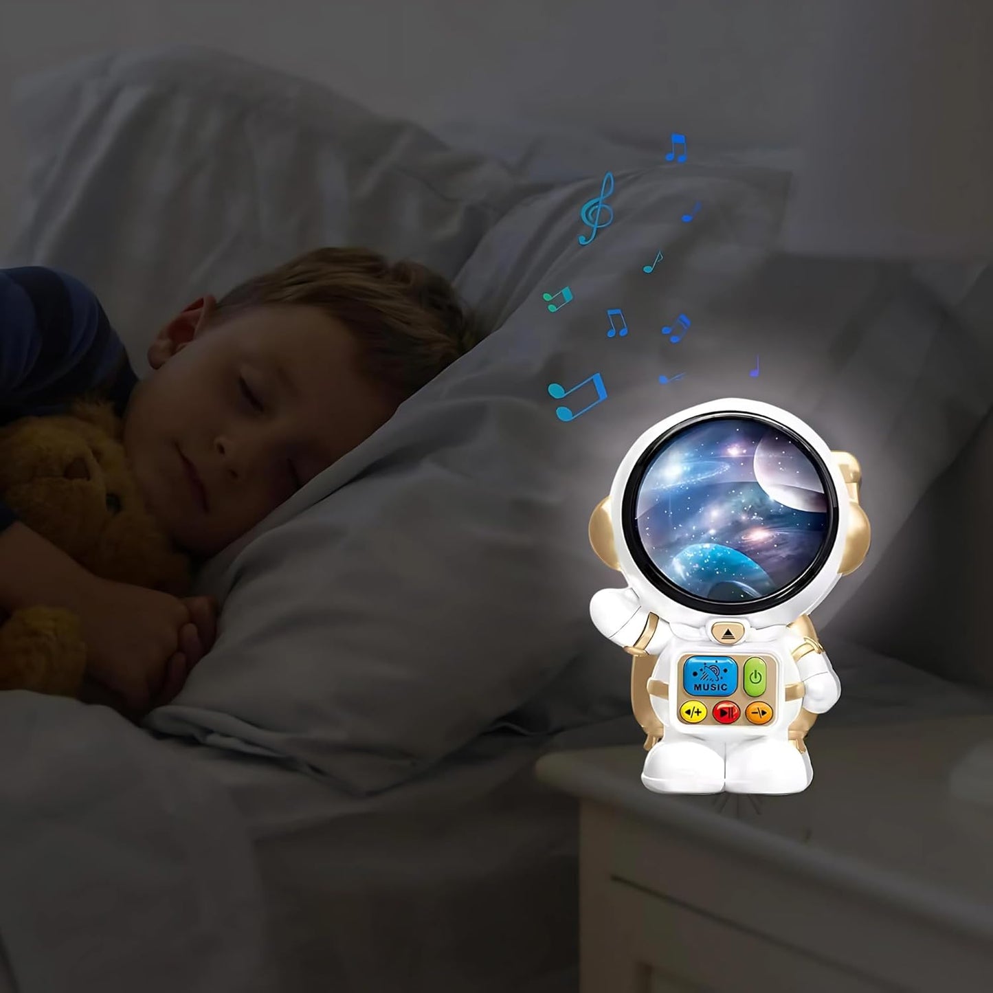 🚀 LUMO Space Disc Machine – Astronaut Learning & Music Toy (Model: LMI-1180A)