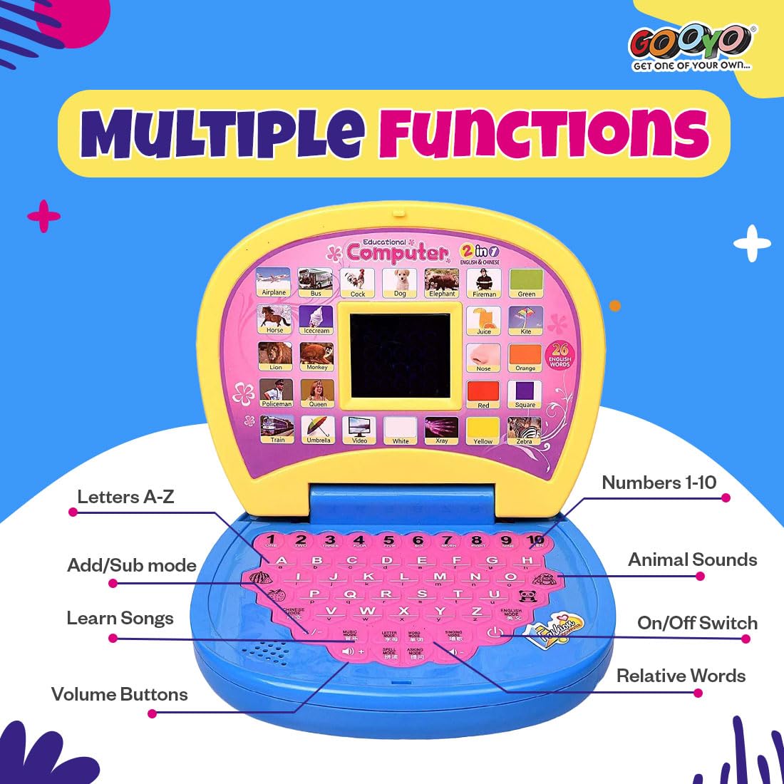🧠 Kids Educational Computer Laptop – Fun Learning Made Easy!