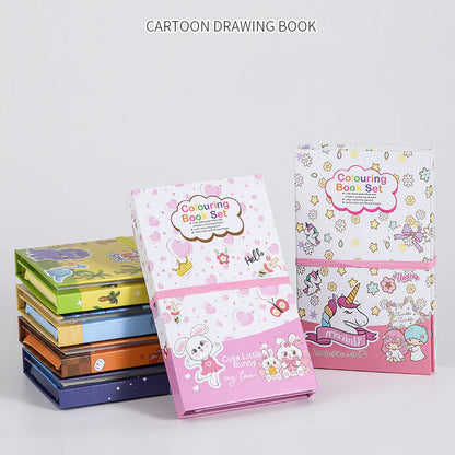 🎨 Cartoon Colouring Book Set – Creative Fun for Kids