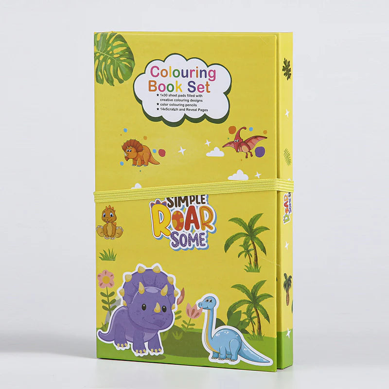 🎨 Cartoon Colouring Book Set – Creative Fun for Kids