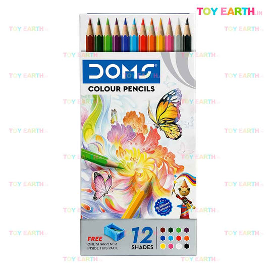 DOMS Color Pencils - 12 Shades : Best Budget Colors