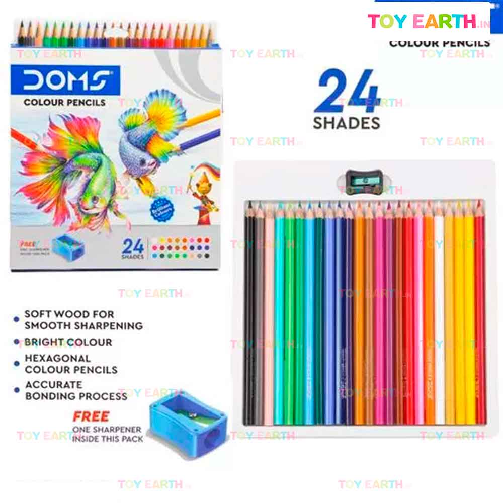 DOMS Color Pencils - 24 Shades