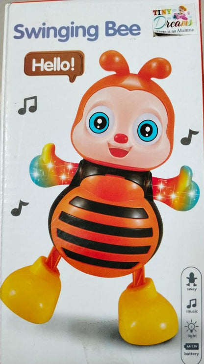 🌟 Swinging Bee – Musical Dancing Light Toy (Ages 3+)