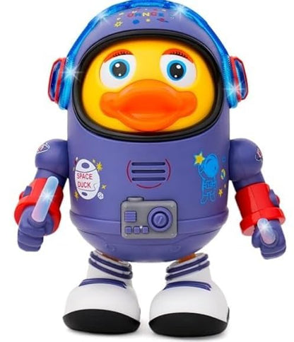 🌟 Space Dancing Duck – Musical Light-Up Robot Toy for Toddlers | Dancing, Lights, Music & Fun Movements