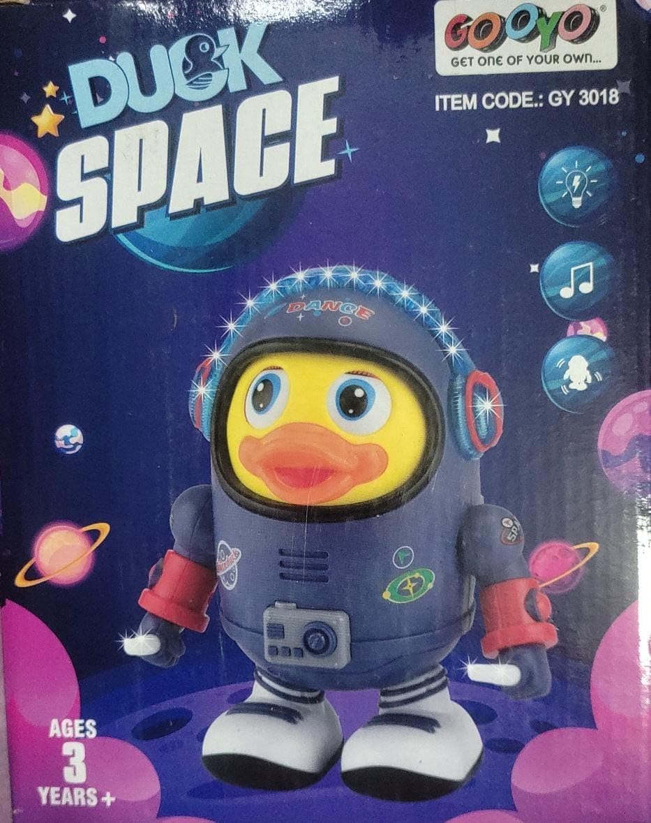 🌟 Space Dancing Duck – Musical Light-Up Robot Toy for Toddlers | Dancing, Lights, Music & Fun Movements