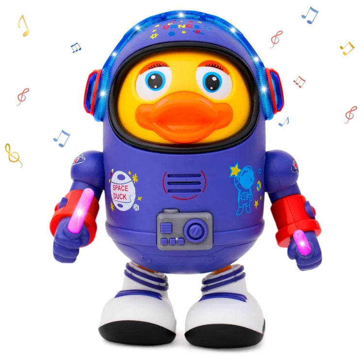 🌟 Space Dancing Duck – Musical Light-Up Robot Toy for Toddlers | Dancing, Lights, Music & Fun Movements