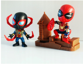 🌟 5-Piece Mini Hero Figure Set — Deadpool | Wolverine | Spider-Man
