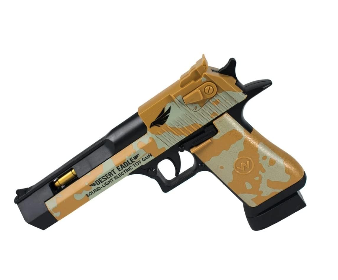 Desert Eagle Sound & Light Electric Toy Gun – Kids Action Toy (3+ Years)