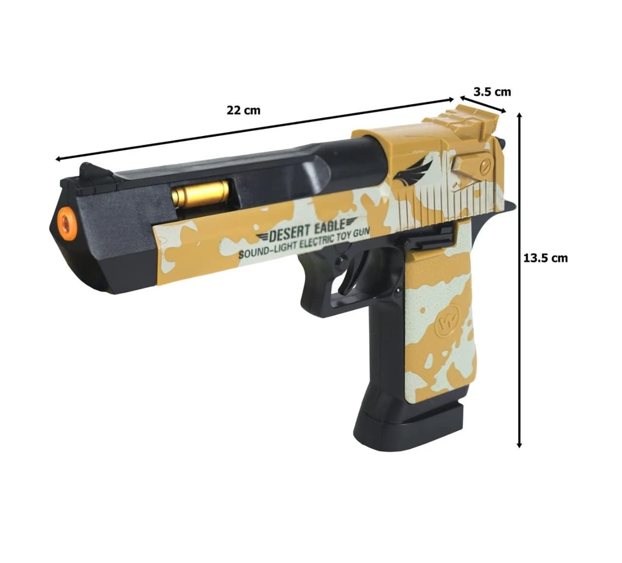 Desert Eagle Sound & Light Electric Toy Gun – Kids Action Toy (3+ Years)