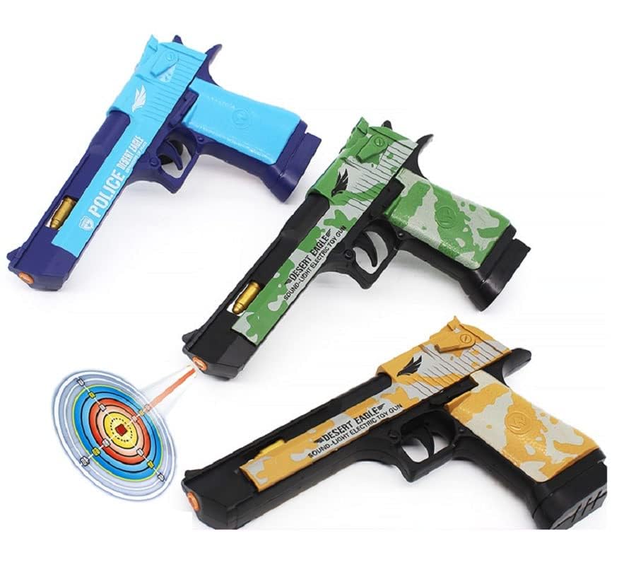 Desert Eagle Sound & Light Electric Toy Gun – Kids Action Toy (3+ Years)