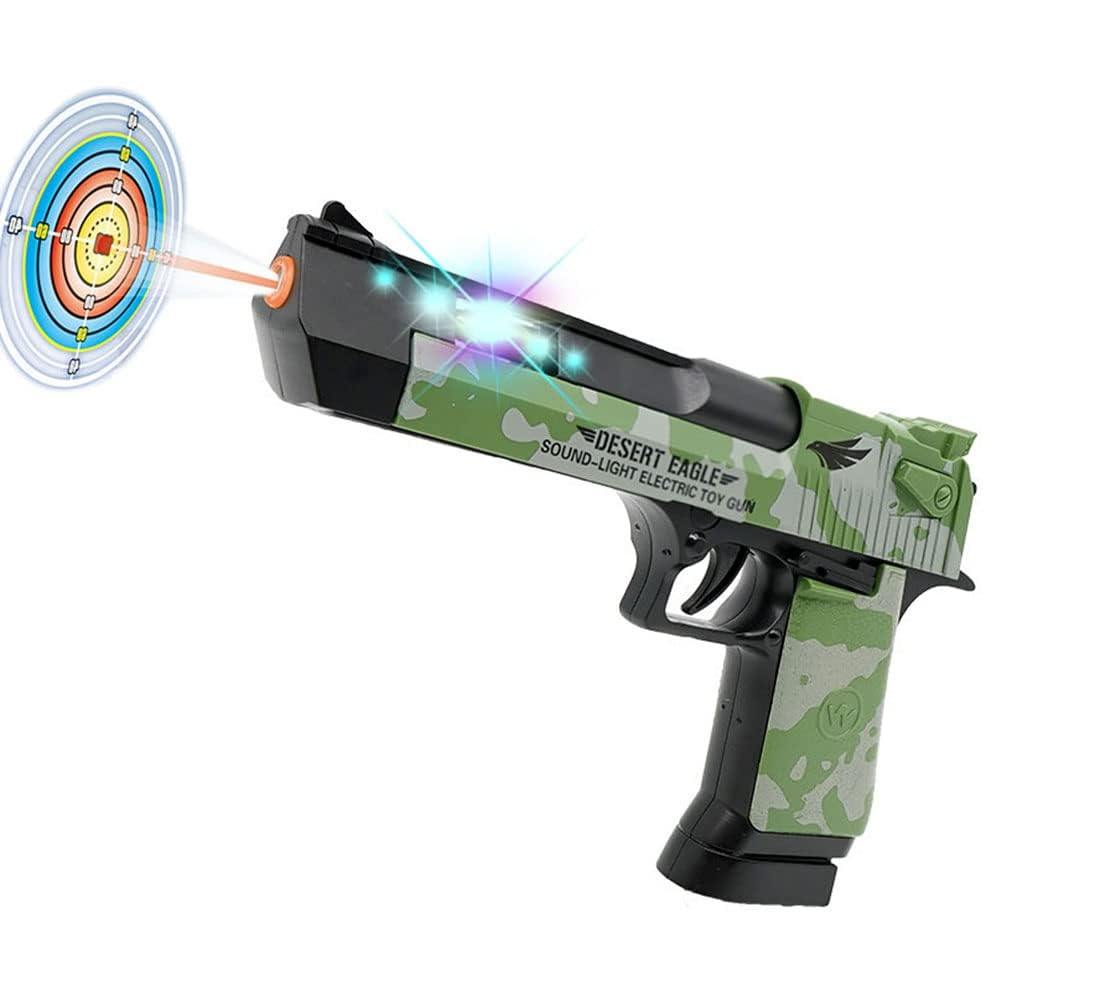 Desert Eagle Sound & Light Electric Toy Gun – Kids Action Toy (3+ Years)