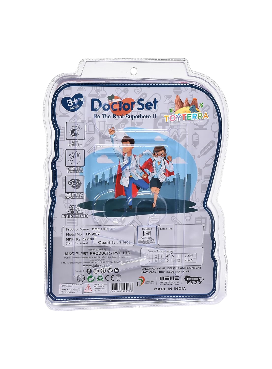 🩺 Doctor Set – Be the Real Superhero!
