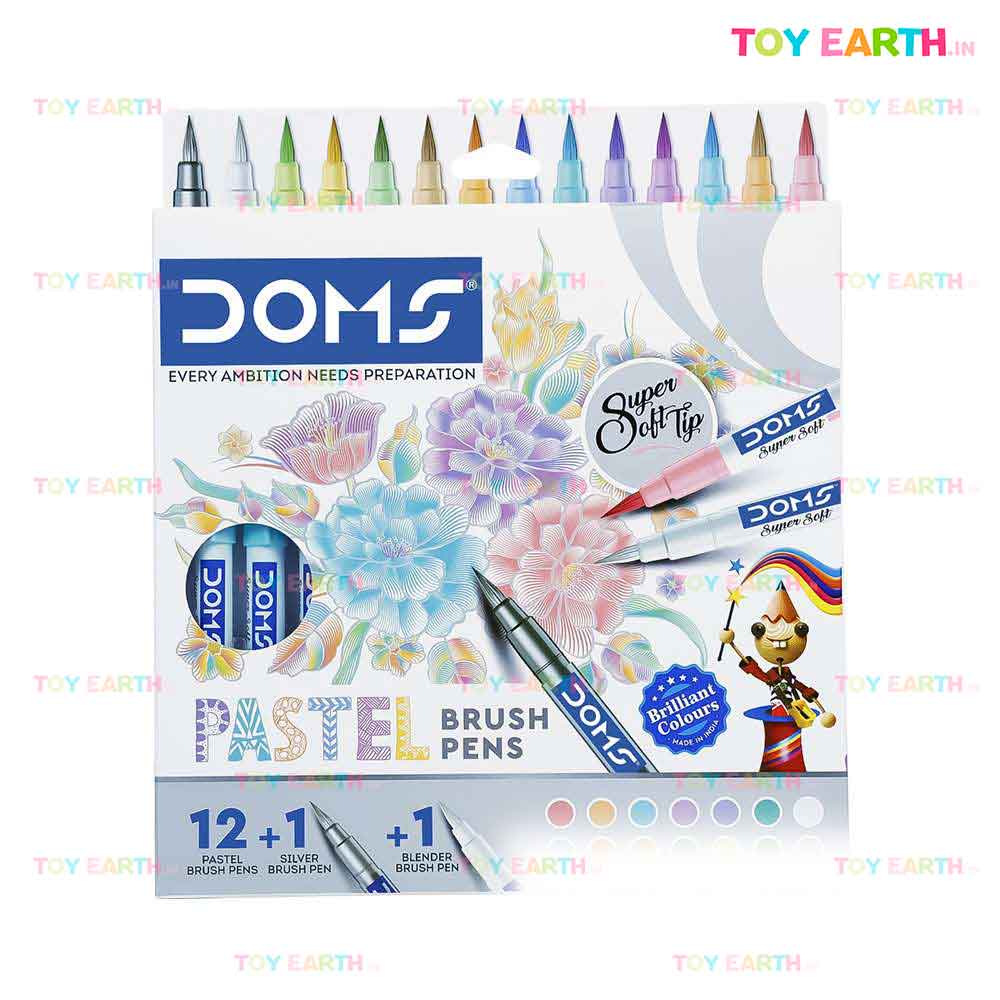 DOMS Pastel Brush Pen Super Soft colorful Pen