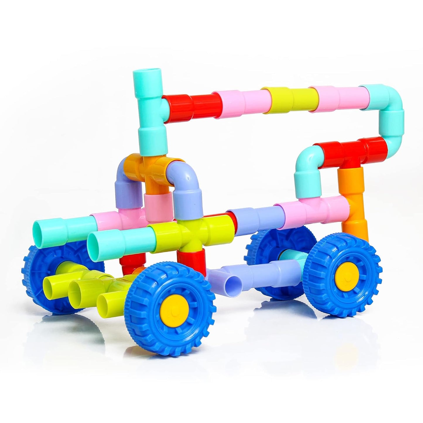 Smart Builders – 75 Pcs Construction Set (Set No. 3) | Creative Building Toy for Kids | STEM Learning Blocks