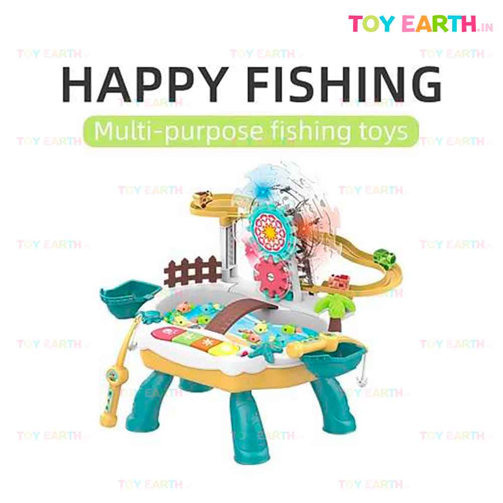 Electric Fishing Game Magnetic Toys With Musical For Baby Indoor Play – Toy  Earth