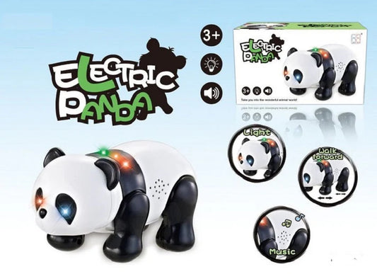 🐼 Electric Musical Panda Toy — Lights, Music & Walking Action