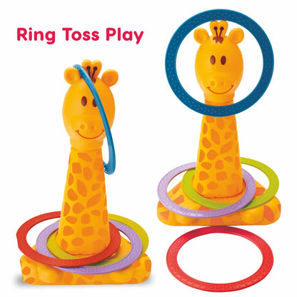 Toys Mate Giraffix – 3-in-1 Stack, Sort & Toss Toy for Toddlers (12M+)