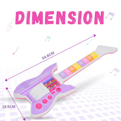 🎸 Sensor-String Musical Guitar With Mic (Kids Toy)
