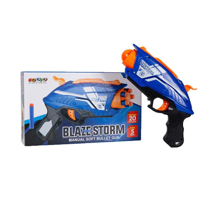 Blaze Storm Thunder – Manual Soft Bullet Gun Toy