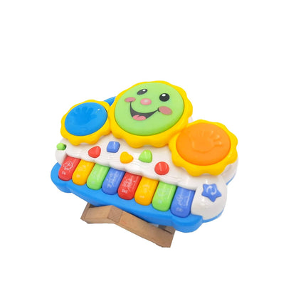 🎶 Kids Musical Keyboard Piano & Drum Toy – Light & Sound Learning Fun 🎶