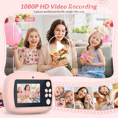 DIY Print Instant Camera | Black & White | Video Recording | MicroSD Support | Photo Save
