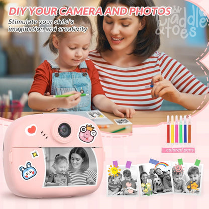 DIY Print Instant Camera | Black & White | Video Recording | MicroSD Support | Photo Save