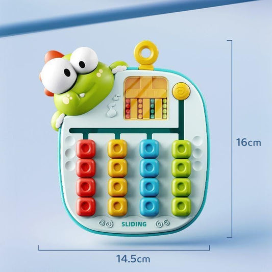 Montessori Slide Pattern Matching Toy – Color Sorting Educational Puzzle for Kids (Ages 3+)