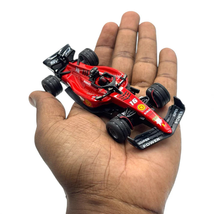 F1 Desktop Grand Prix: 1:64 Scale Open-Wheel Mini RC Racing Car