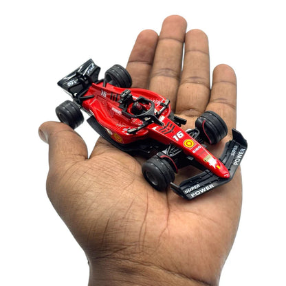 F1 Desktop Grand Prix: 1:64 Scale Open-Wheel Mini RC Racing Car